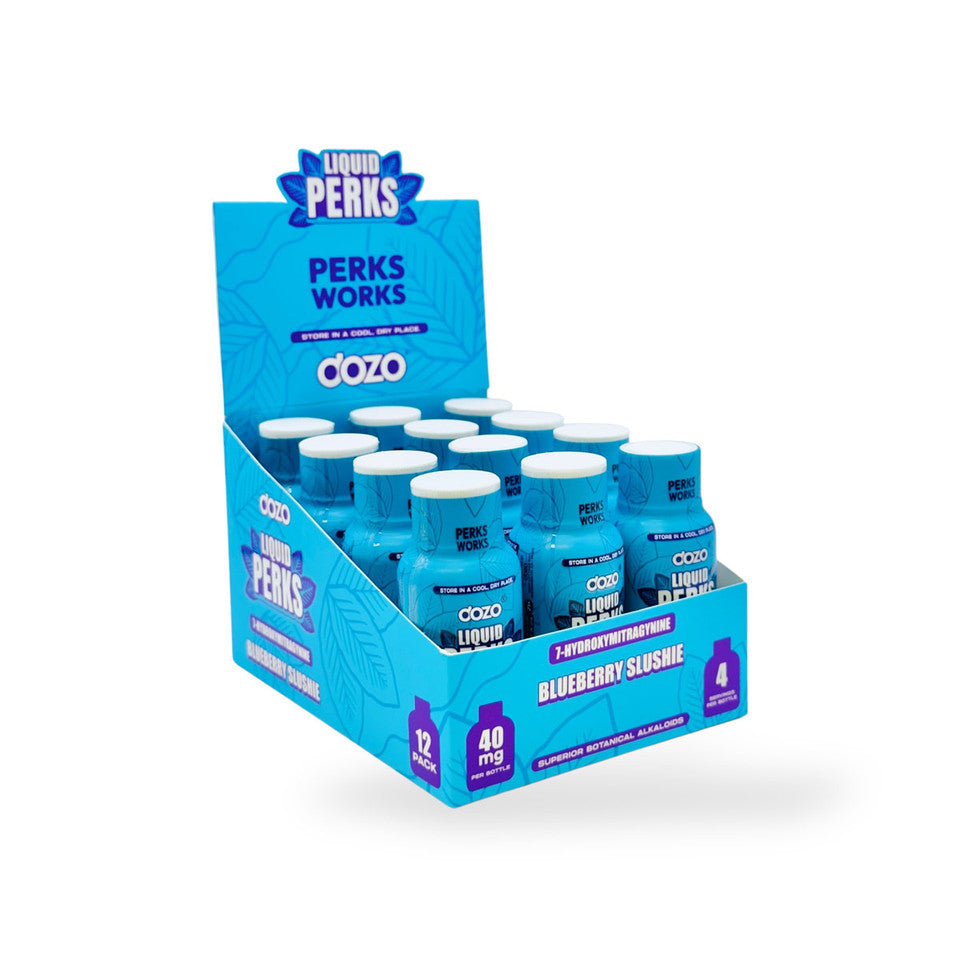 Dozo Liquid Perks 7-OH Shot Blueberry Slushie 40mg