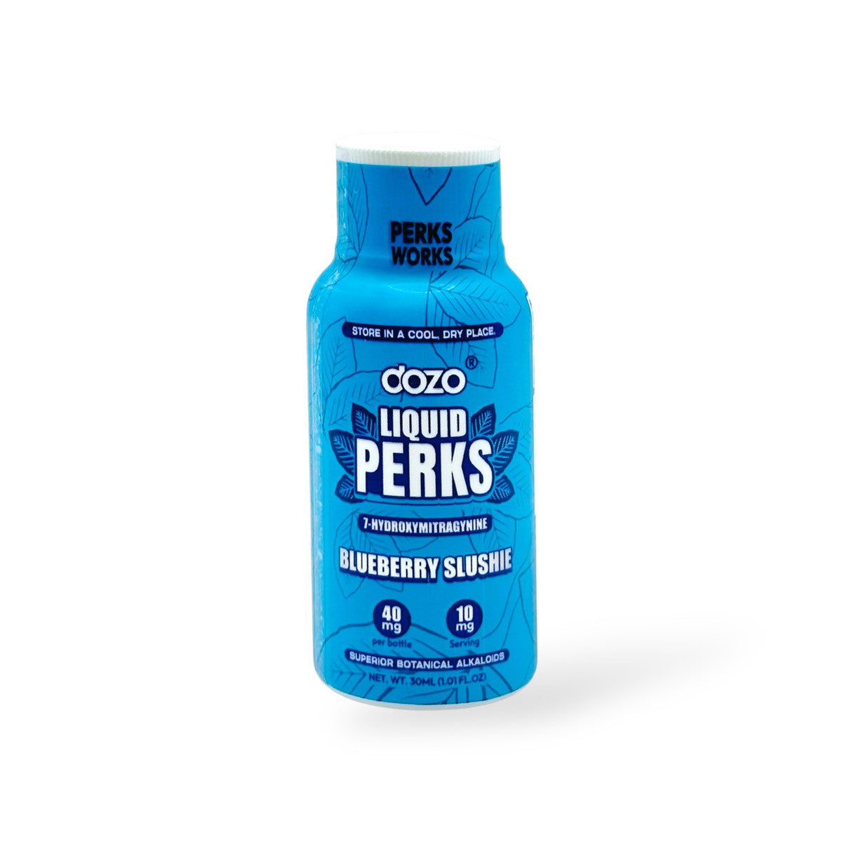 Dozo Liquid Perks 7-OH Shot Blueberry Slushie 40mg