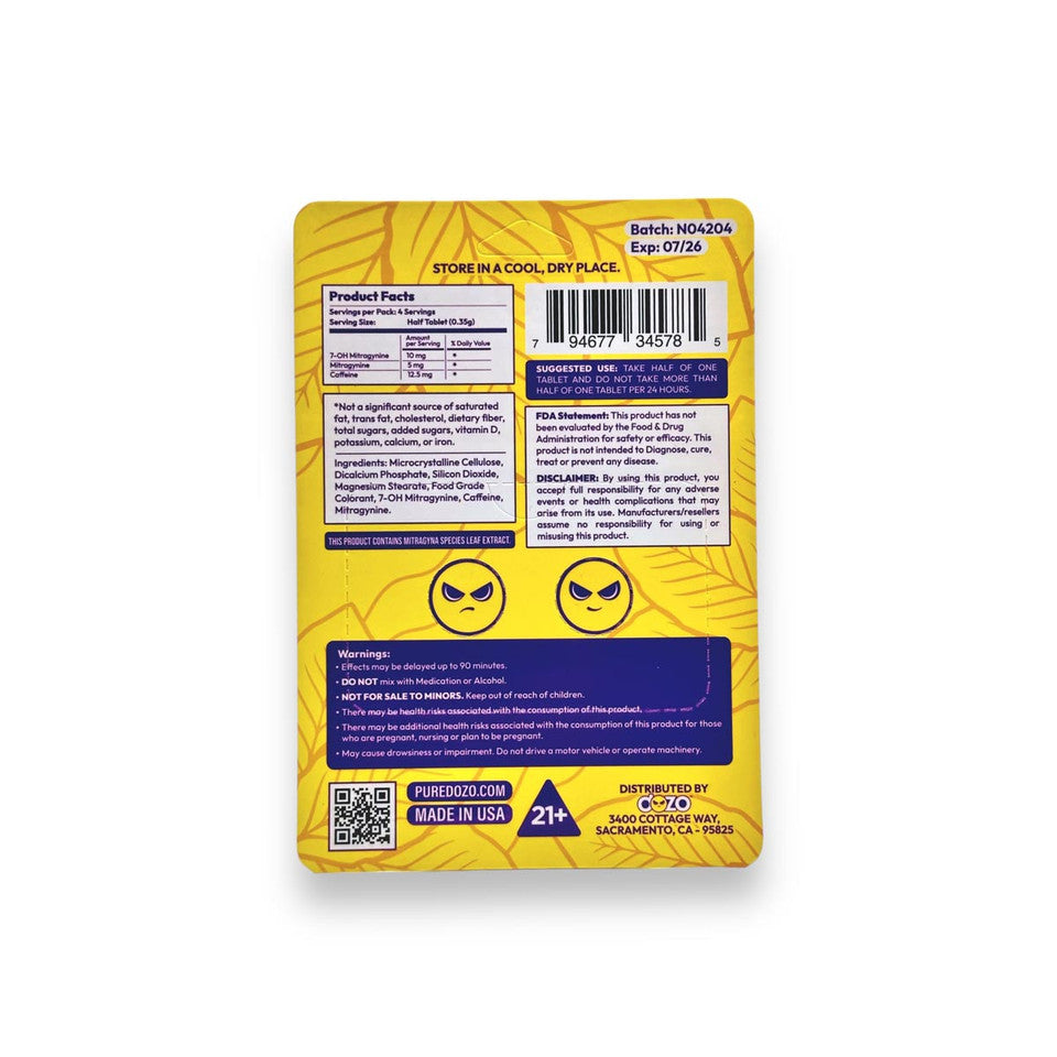 Dozo Perks 7-hydroxymitragynine Party Blend Wild Mango