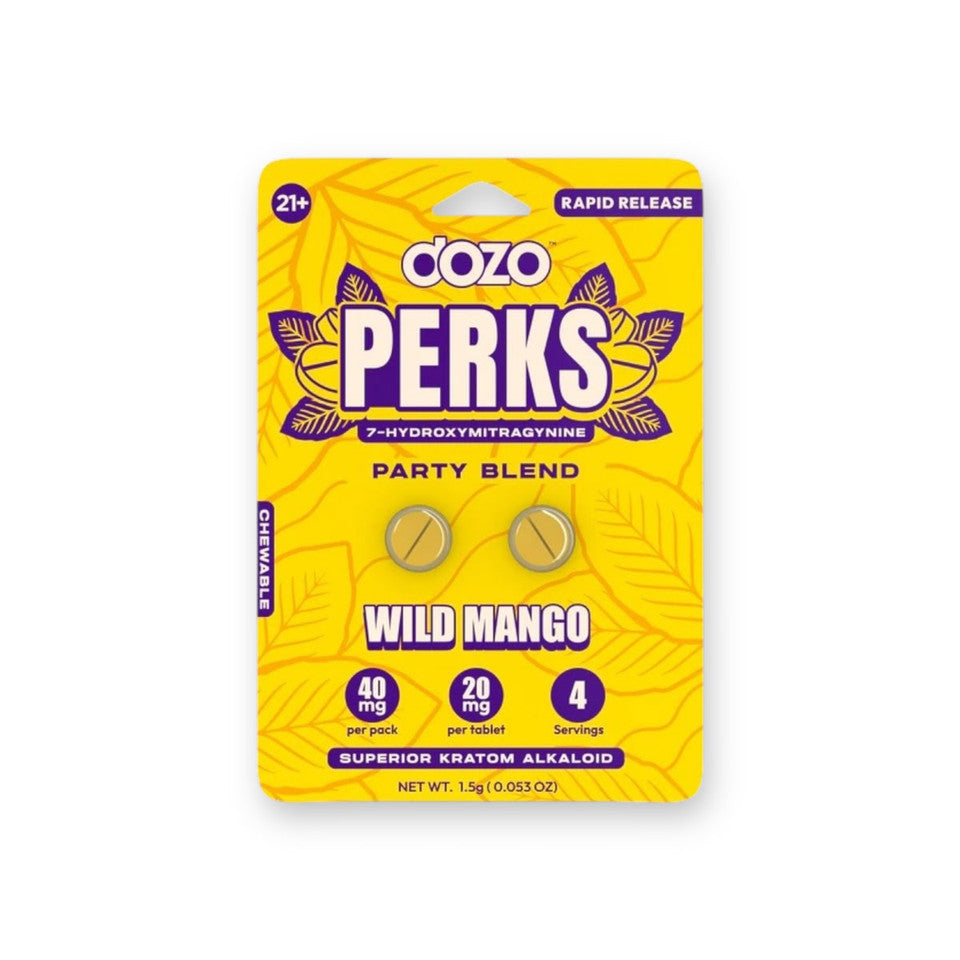 Dozo Perks 7-hydroxymitragynine Party Blend Wild Mango