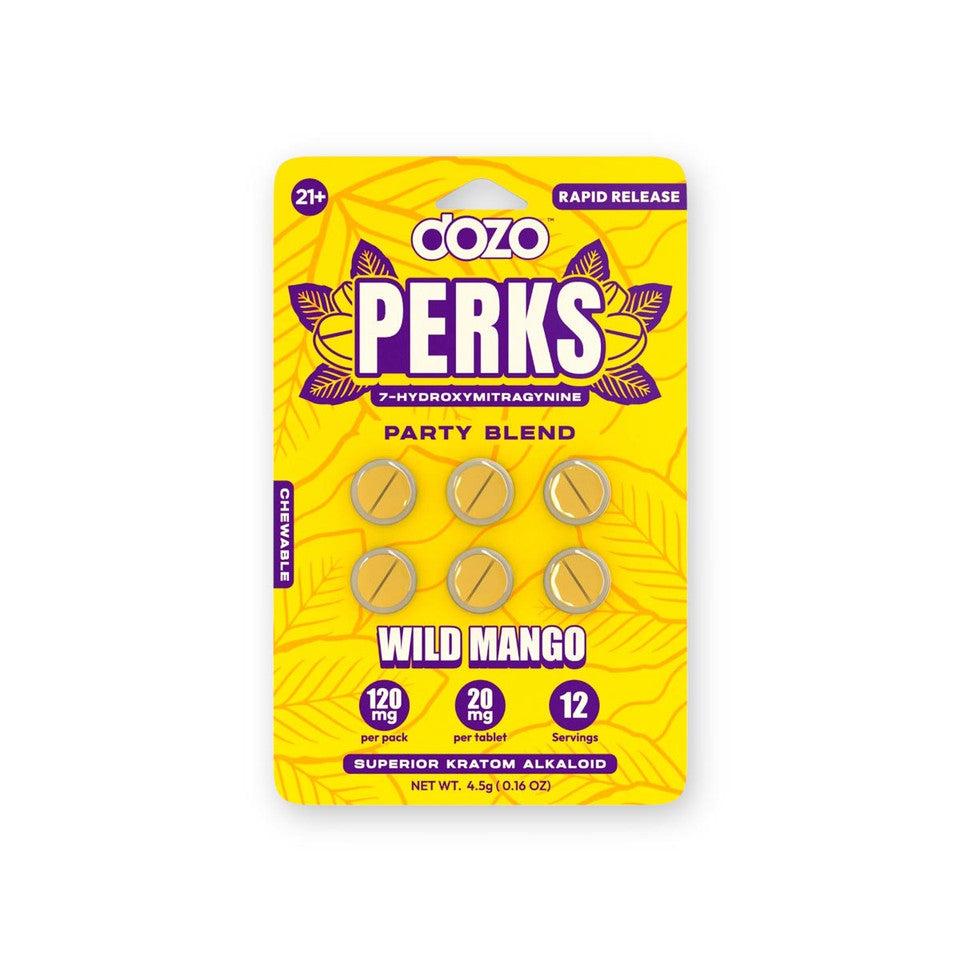 Dozo Perks 7-hydroxymitragynine Party Blend Wild Mango
