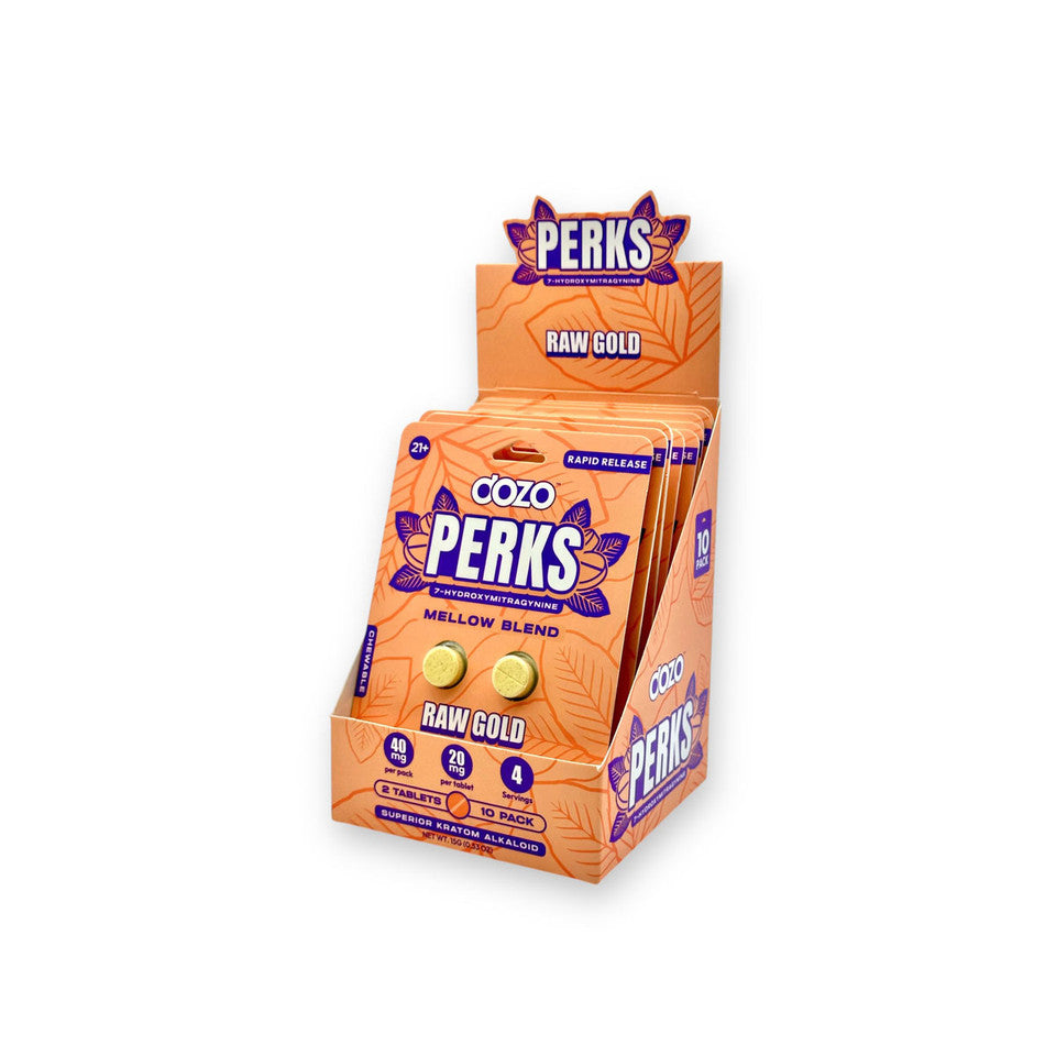 Dozo Perks 7-hydroxymitragynine Mellow Blend Raw Gold