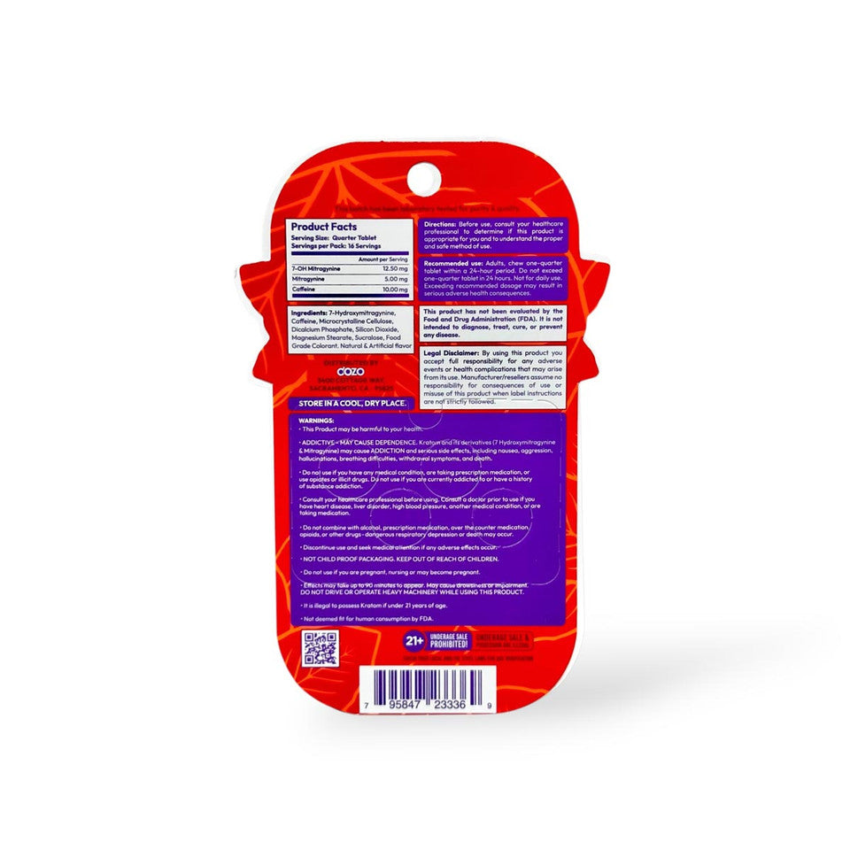 Dozo Perks Maximum Strength 7-OH Omnia Blend Watermelon 50mg