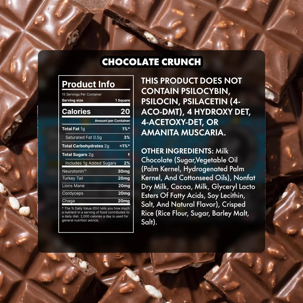 Extra-Strength Mushroom Chocolate Bar