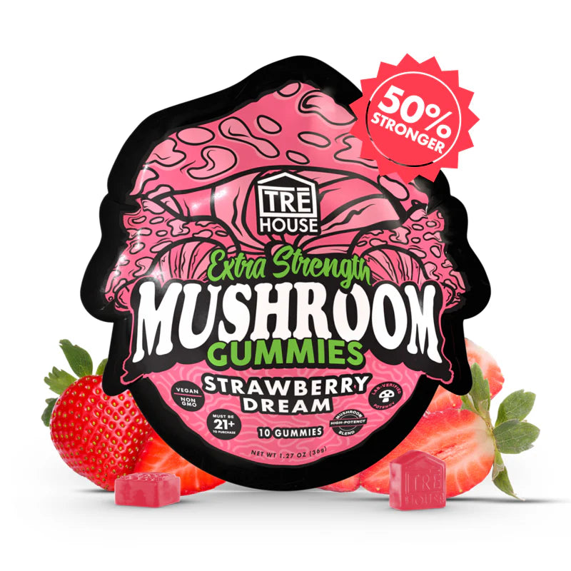 Strawberry Mushroom Gummies