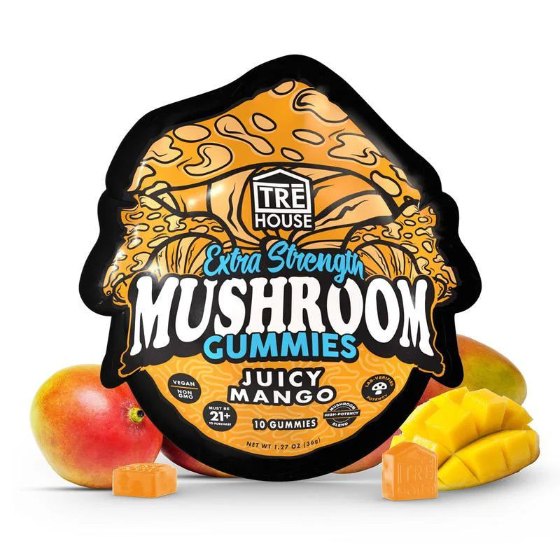 Fresh Juicy Mango Extra-Strength Mushroom Gummies